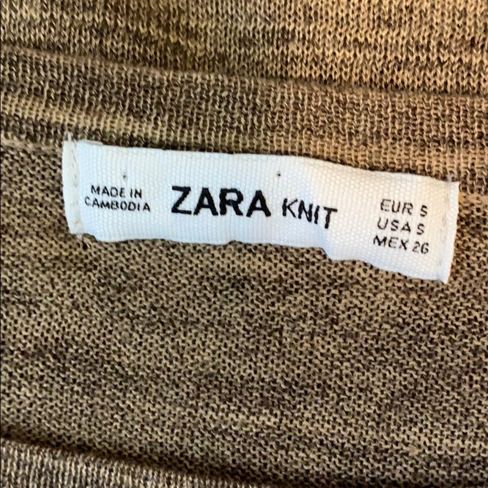 Zara Knit Hi low Top - Picture 7 of 8